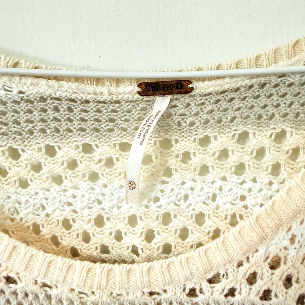 Free People Knit Short Sleeve Top - Picture 3 of 4